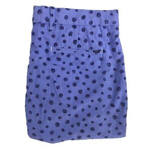 Polo Golf Ralph Lauren Blue Ladybug‎ Print Stretch Twill Shorts Men's Size 33